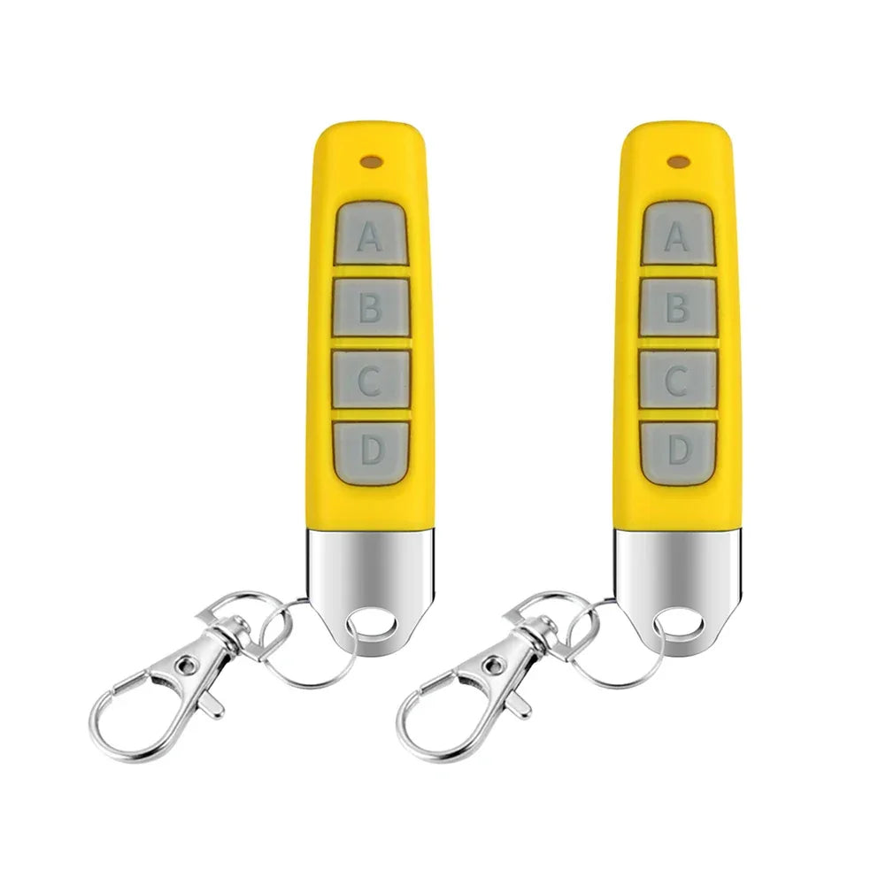 4-1Pcs 315/433MHZ Cloning Remote Control Auto Copy Remote Control Electric Garage Door Opener Remote 4 Keys Transmitter