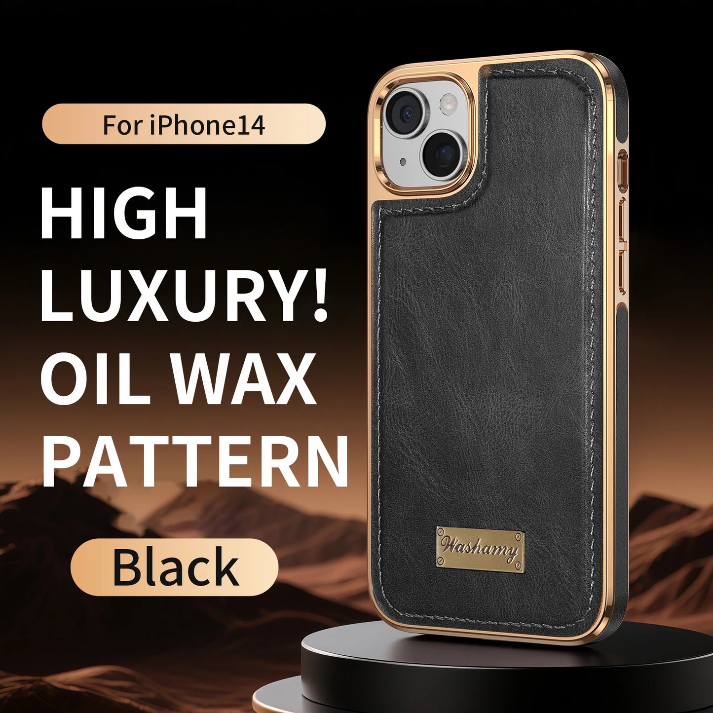 Business Retro Leather Back Case For iPhone 17 Pro Max / 17 Air For Magsafe Magnetic Magnets Shell