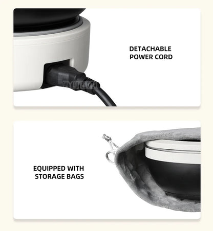 Kitchen Fast Heating Cooker Durable Portable Foldable Multi Cooker Split Stainless Steel Electric Pot