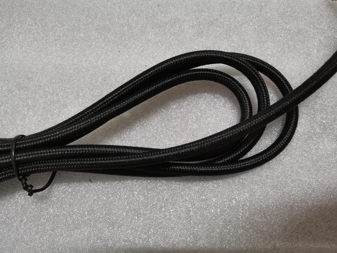 2m AC 220-250V EU Power Cord with Switch Fabric Covered Electrical Power Cable For DIY Table Lamp Cord