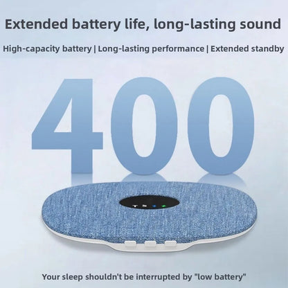 Bluetooth 5.4 Under Pillow Bluetooth Speaker Sleep Aid Bone Conduction Sound Machine TF Card Support Ultra-Thin