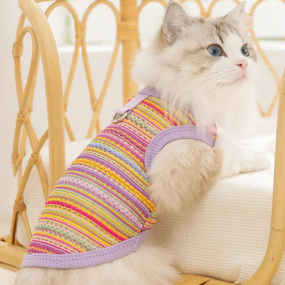 Breathable Mesh Pet Dog Vest Dog Summer Clothes Thin Cooling T Shirt Chihuahua Bichon Costume Cat Clothing Girls Puppy Shirt New
