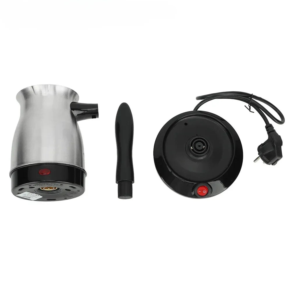 Electric Coffee Pot 1PC0.6L Stainless Steel Plug-in Household Office Milk Brewing Hand Brewing Coffee Pot