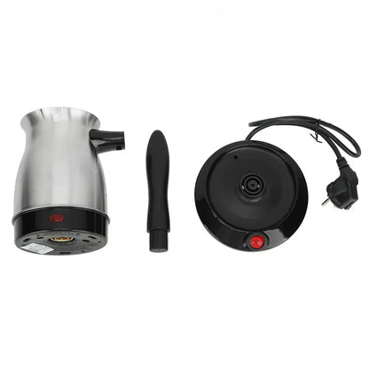 Electric Coffee Pot 1PC0.6L Stainless Steel Plug-in Household Office Milk Brewing Hand Brewing Coffee Pot