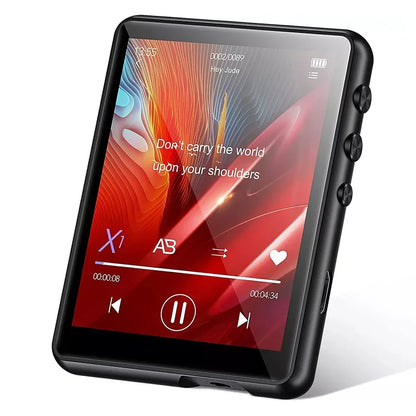 MP3 Player Bluetooth 5.4 Built-in Speaker Hi-Fi Music Player 2.4 Inch Touch Screen MP3 Walkman Video FM Radio Recording Camera