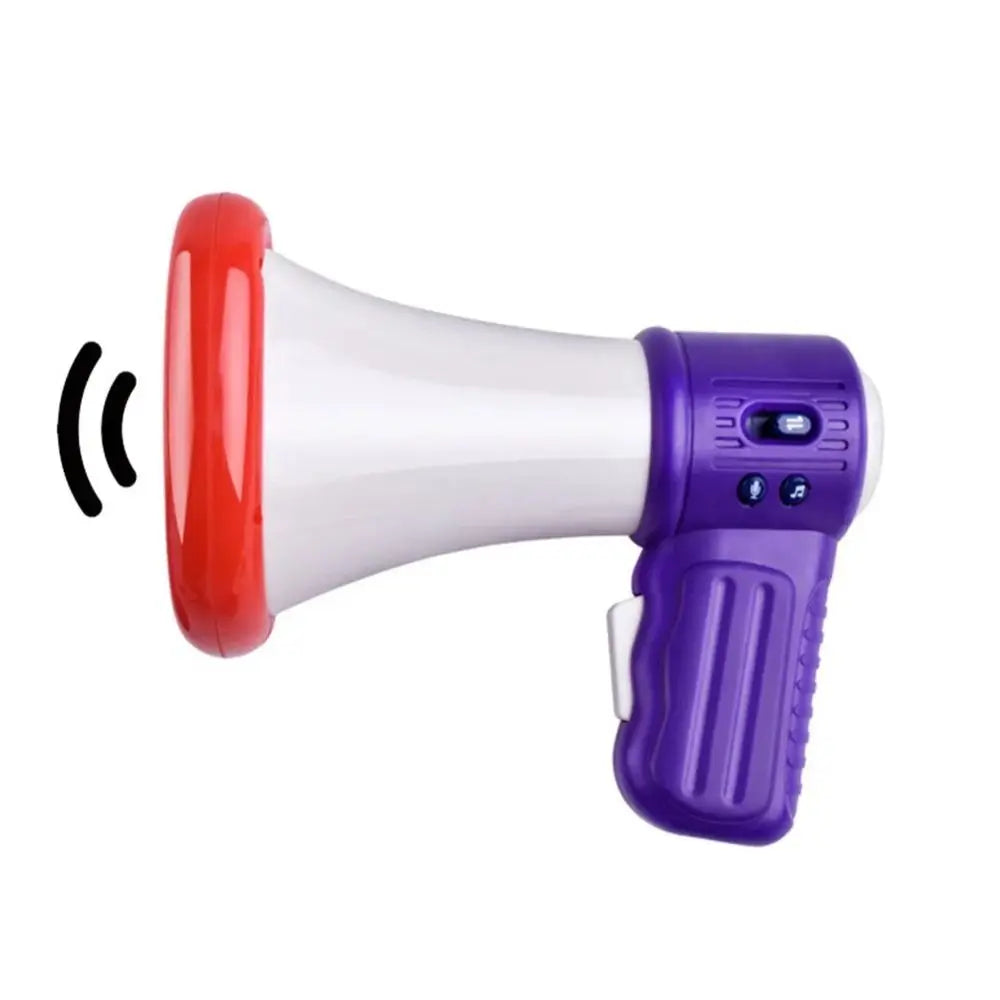 Handheld Megaphone Toys Portable Big Mouth Funny Recording Toy Megaphone Children Speaker