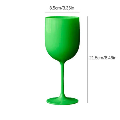 Reusable Champagne Flutes Glasses PP Plastic Wine Glasses Dishwasher-safe Champagne Glass Wine Party Supplies