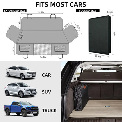 Pet hollow board extended dog car seat cover waterproof and dirt resistant, suitable for car dog beds and summer travel