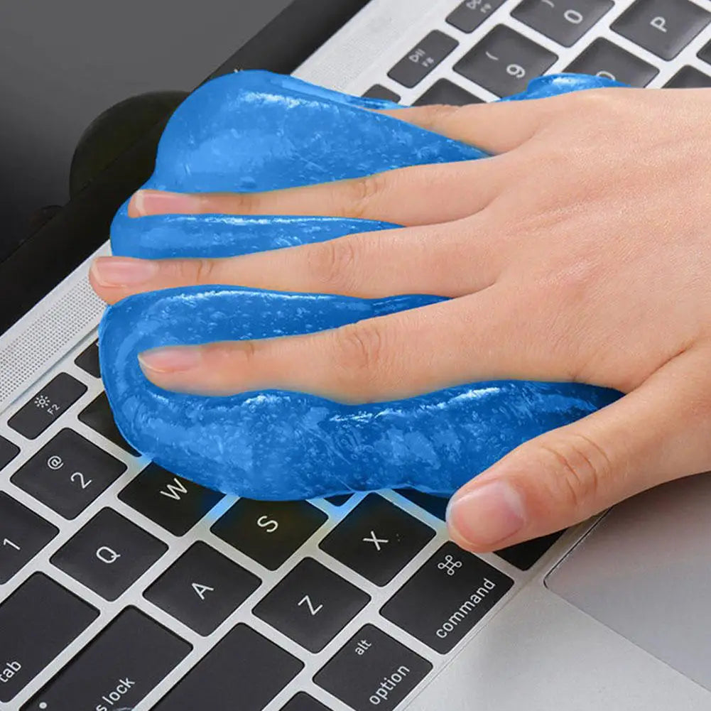 Car Dust Cleaning Gel - Soft Rubber Cleaning Mud for Air Vent Outlet, Dashboard, Door Window Gaps & Keyboard