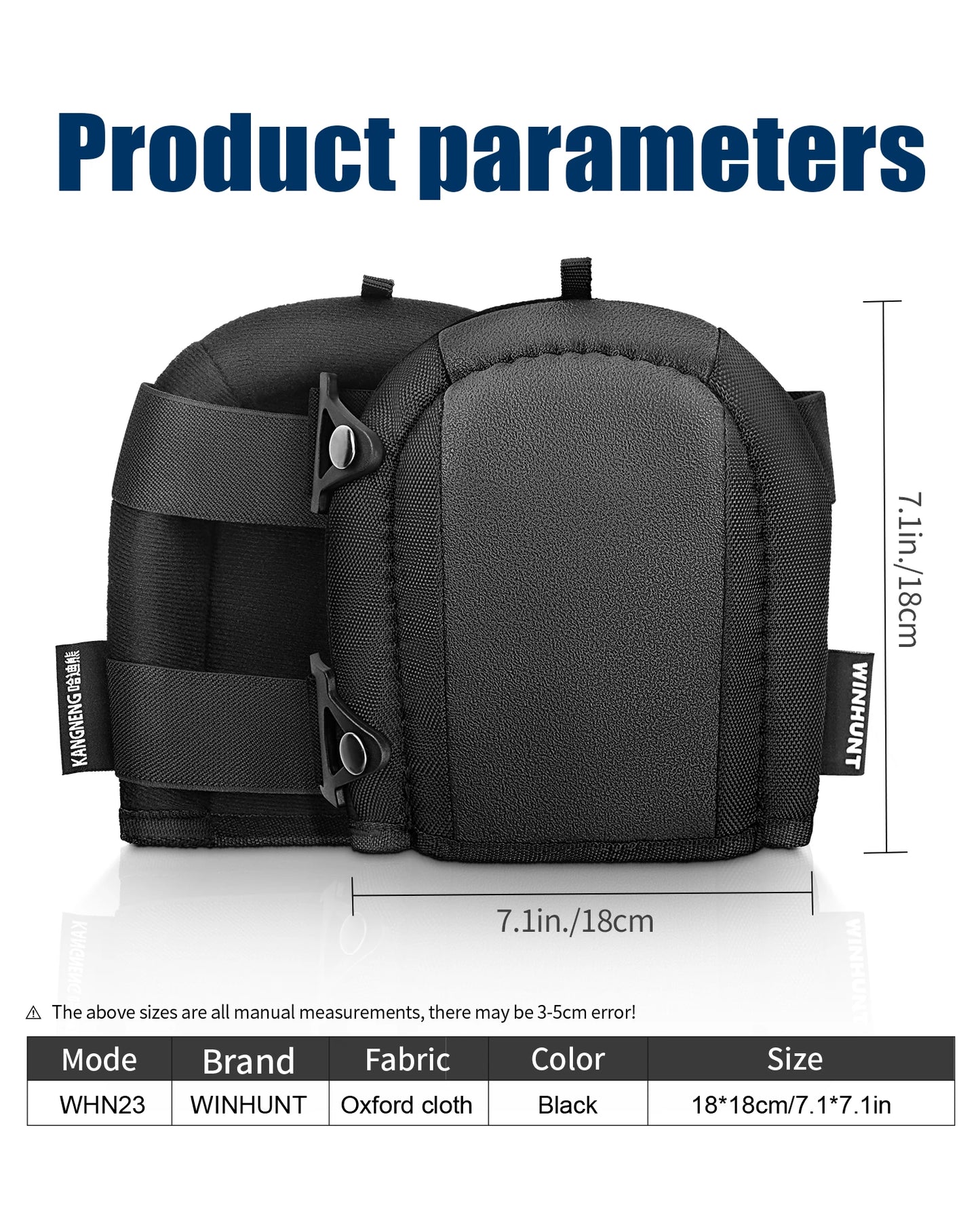 Knee Pads for Work - Heavy Duty Foam Padding Knee Pads with Strong Double Straps – Comfortable Knee Protection