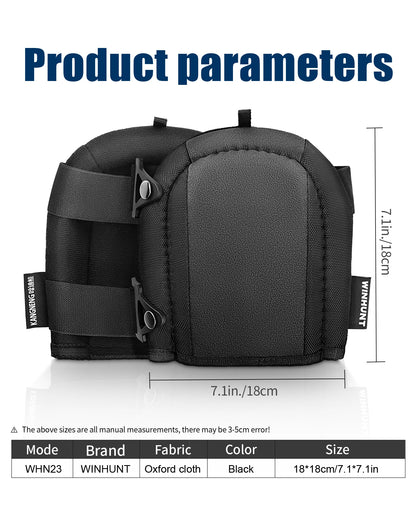 Knee Pads for Work - Heavy Duty Foam Padding Knee Pads with Strong Double Straps – Comfortable Knee Protection