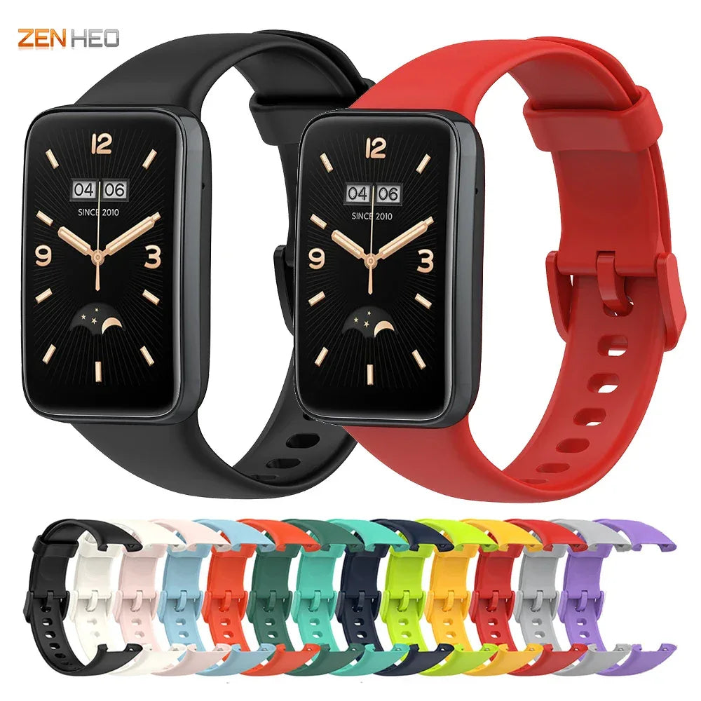 Official TPU Watchband Strap For Xiaomi Mi Band 7 Pro Bracelet Wristband Smart Watch Band