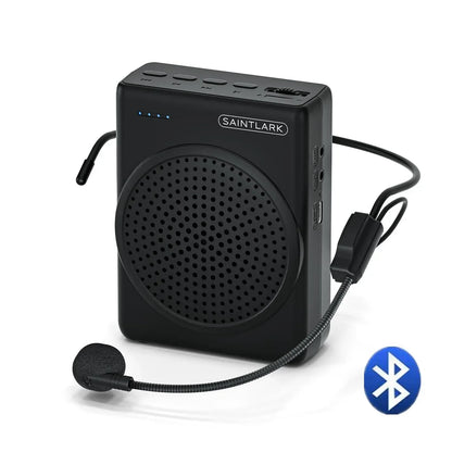 Bluetooth Voice Amplifier SAINTLARK S22 Portable For Teaching Lecture Tour Guide Promotion U-Disk Megaphone Microphone Speaker