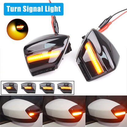 Car Dynamic Turn Signal Light For Ford S-Max 07-14 Kuga C394 08-12 C-Max 11-19 LED Mirror Repeater Sequential Indicator Blinker