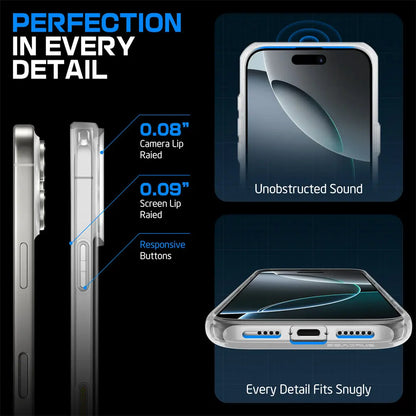 SUPCASE For iPhone 16 Pro Max Case with Camera Control Capture Button UB Mag Stand Series Slim Clear Magnetic Phone Case