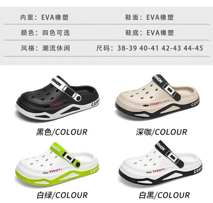 New Breathable sandals For Women Men Summer EVA Garden Clogs Shoes Outdoor Holes Beach Slippers Comfortable House Slides