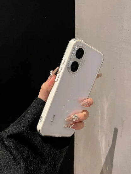 For POCO F7 Case Simple High-value Silicone Drop-proof PC Cover For Redmi turbo4 pro 5G Shockproof Bumper Fudna