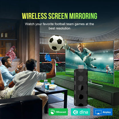 2026 New R3+ TV Stick Dual UI Interface Dual Wifi 2.4G/5.8G 4K Ultra HD 8GB 128GB RK3518 Quad Core Home Theater Media Player
