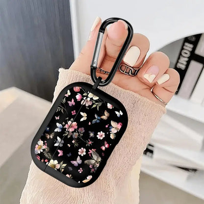 Cartoon Flower Butterfly Print Case For Airpods Pro2 1 Pro Pro3 4 2 3 Earphone Cases Cover