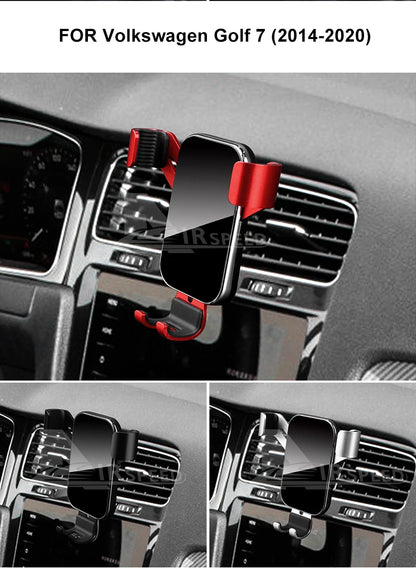 Gravity Car Phone Holder For Volkswagen VW Golf 6 MK6 2009 2010 2011 2012 2013Car Phone Holder Special Fixed Bracket Accessories