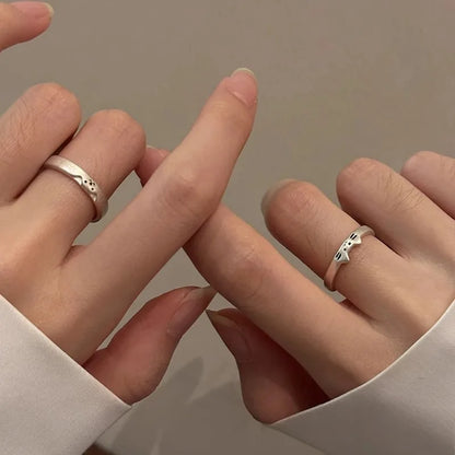 2025 Valentine's Day Rings Cat Dog Animal Adjustable Ring Jewelry Delicate and Stylish Couple Rings for Women Adornment Gifts
