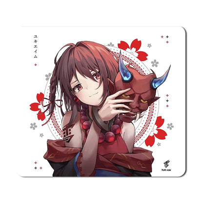 Skypad SORA YUME Glass Gaming Mouse Pad 260x210mm Smooth Frosted Surface Customize Mat FPS Office Esports Game Glass Mouse Pads