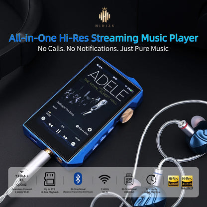 HIDIZS AP80 PRO MAX Red / Green All-in-One Streaming HIFI Music MP3 Player Hi-Res Audio  Bluetooth 5.1 Dual ES9219C USB DAC MQA