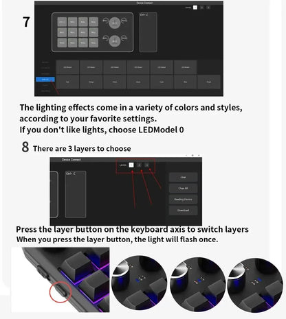12 Key 2 Knob Mini Macro Custom Keyboard Bluetooth/3 Modes Programming Mechanical Keyboard Gaming Drawing Switch Hot-swap Keypad