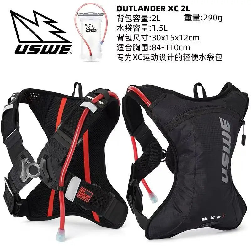 USWE water Bag Cycling Sports Travel Hiking Backpack Lightweight Breathable