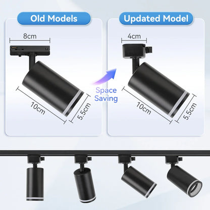 Led Track Light GU10 Spotlight 110V 220V Track Pendant Indoor for Home Decor Kitchen Bedroom Ceiling Lamp Fixture Track Lighting