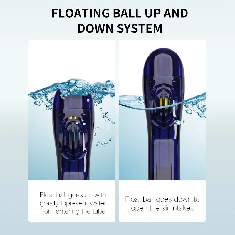 COPOZZ Scuba Underwater Hunting Diving Mask Anti Fog Snorkel Mask Breathing for Gopro Camera Men Women Full Face Mask Adult