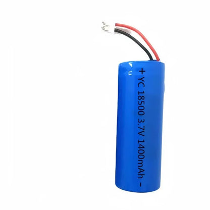3.7V 18500 rechargeable lithium battery 1400mAh rechargeable battery flashlight strong lighting power tool battery