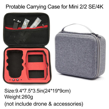 Handbag Portable Shockproof Box For DJI Mini 4K/DJI Mini 2/ Mini 2 SE Transport Case Drone Remote Control Accessorie Storage Bag
