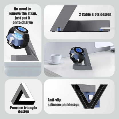 Watch Charging stand For OPPO WatchX/Oneplus Watch2 Smart Watch Dock Holder Charger Stand  With OPPO WatchX Cable