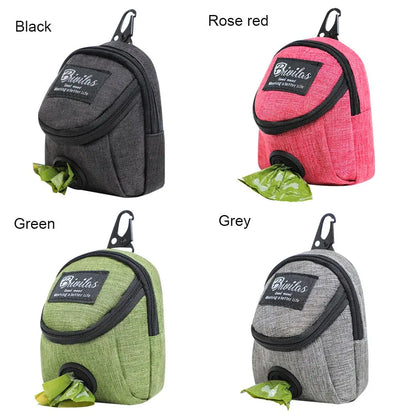 Portable Dog Training Treat Bag Outdoor Pet Dog Treat Pouch Puppy Snack Reward Waist Bag Dog Poop Bag Dog Carriers Bags