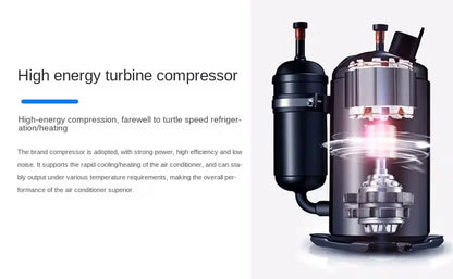 Compressor Window Machine Window Air Conditioner Single Cold Cooling and Heating 1P 2P Mobile Air Conditioner All-in-One Machine