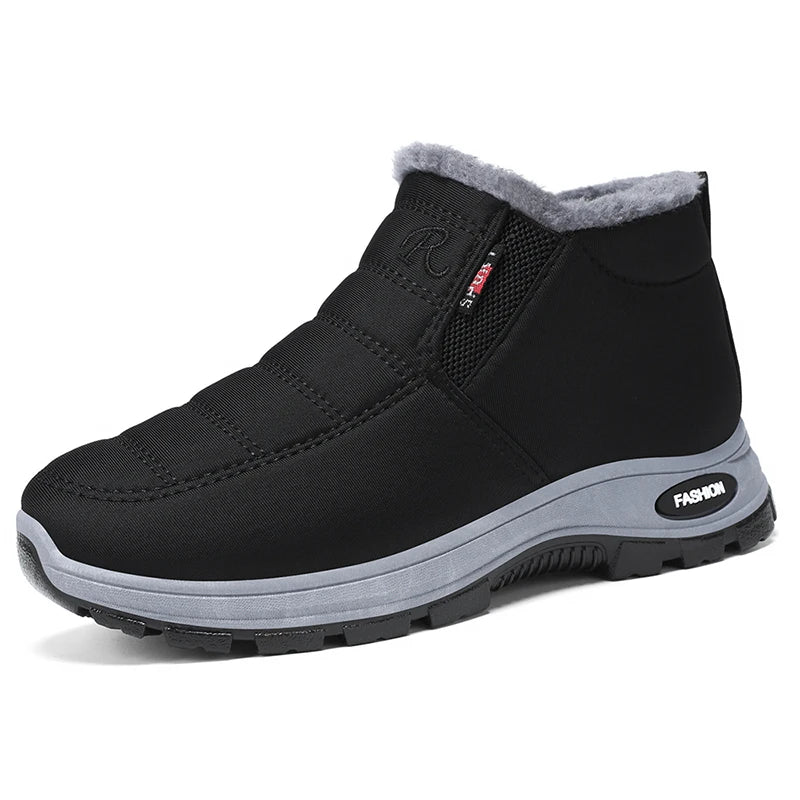 Winter New Women's Warm Cotton Boots Fleece-lined Thickened Waterproof Non-slip Women's Cotton Shoes Snow Boots