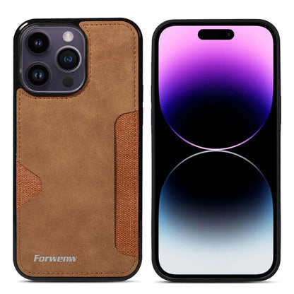 Retro Card Holder Phone Case for iPhone 17 16 15 14 13 12 11 Pro Max 16E Mini XS XR SE 7 8 Plus Busines Wallet PU Leather Cover