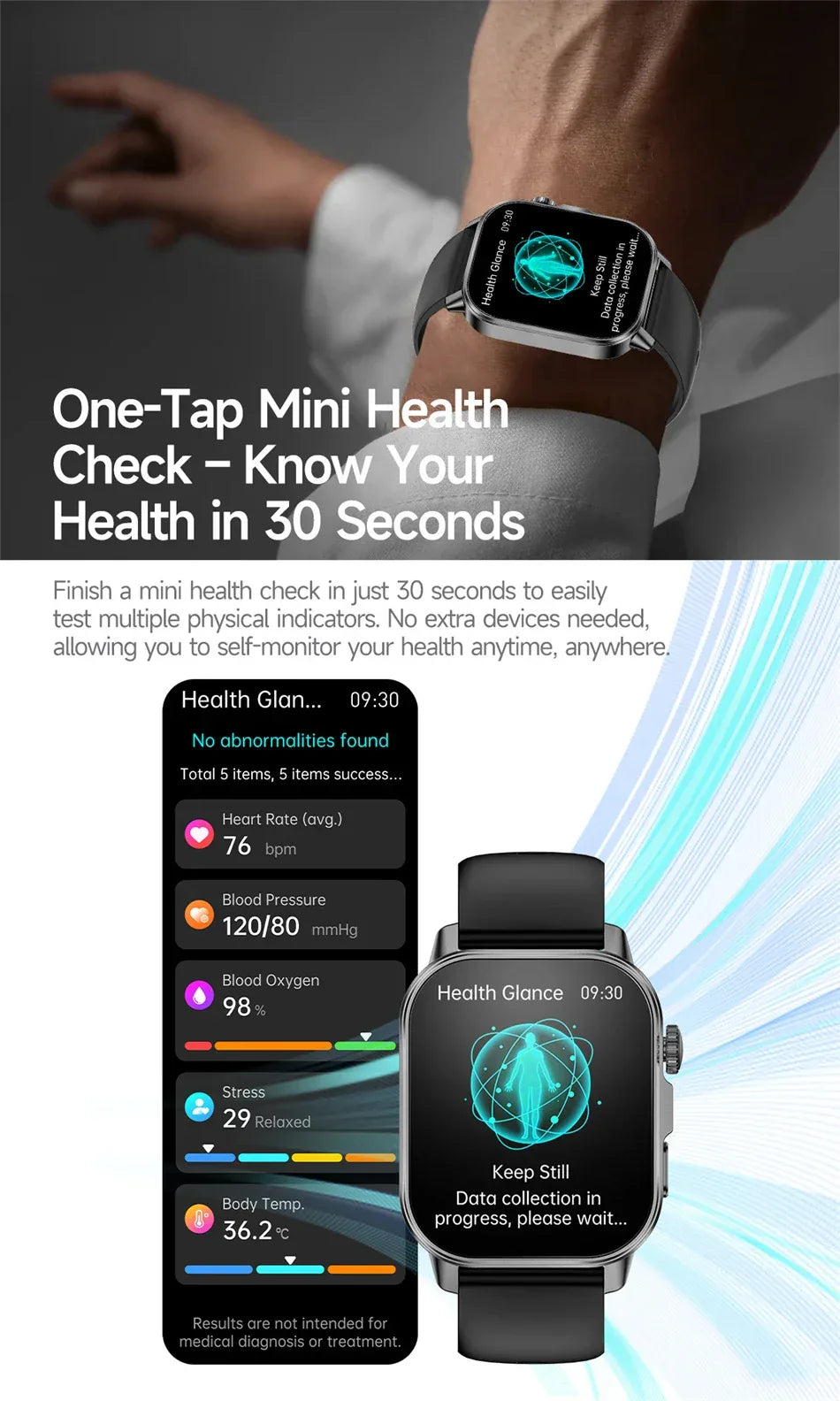 2026 New Model Uric Acid & Lipid Health Analysis Smart Watch Men ECG+PPG Bluetooth Call 2.01-inch Flashlight Smartwatch Women