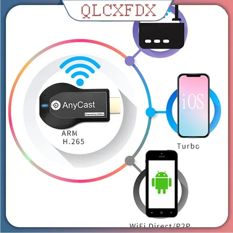 AnyCast M2 Plus TV Stick HD 1080P Wireless Wifi Display Dongle DLAN Tv Receiver HDTV Mirascreen for Miracast Airplay ios android