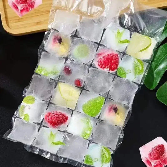 10/pack ice bag Disposable plastic homemade ice freezer bags Home use creative self-styled ice cubes bags ice-making mold by PDG ibma