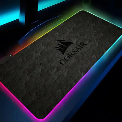 CORSAIR Mouse Pad Rgb Xxl Laptop Mat Gaming Mousepad Backlit Keyboard Gamer Girl Table Pads Desk