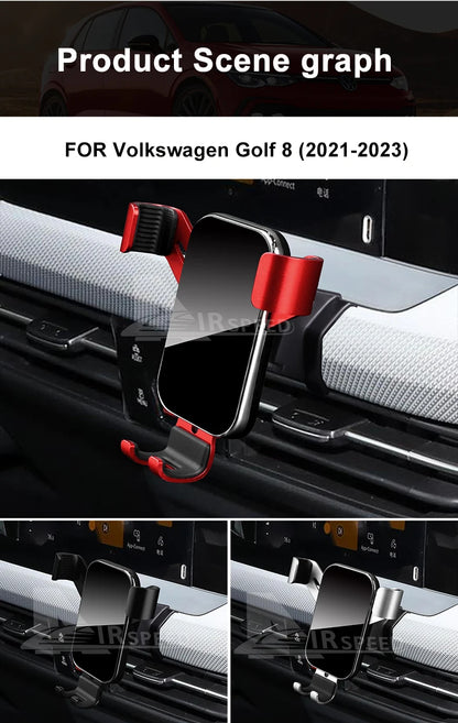 Gravity Car Phone Holder For Volkswagen VW Golf 6 MK6 2009 2010 2011 2012 2013Car Phone Holder Special Fixed Bracket Accessories