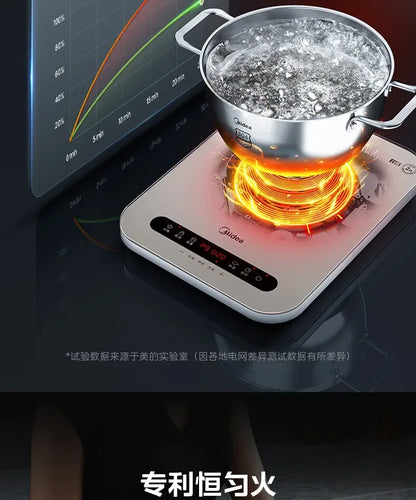 Midea Induction Cooker 2200W High Power Home Cooktop Built-in Timer Hotpot Cooker C22-Micca708 220V