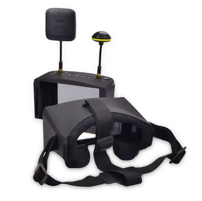 5.8G 40CH 5 Inch 800*480 Video Headset HD DVR Diversity FPV EV800D Goggles With Battery For RC Model RC FPV Drone