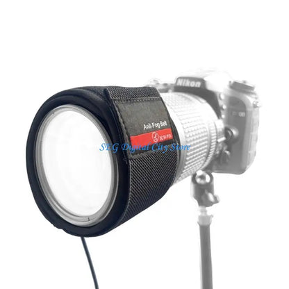 U75B Outdoor Anti Fog Band 300mm Length DSLR Fog Stopping Belt for Camera Lens Prevents Fogging in Rain Snow Condition