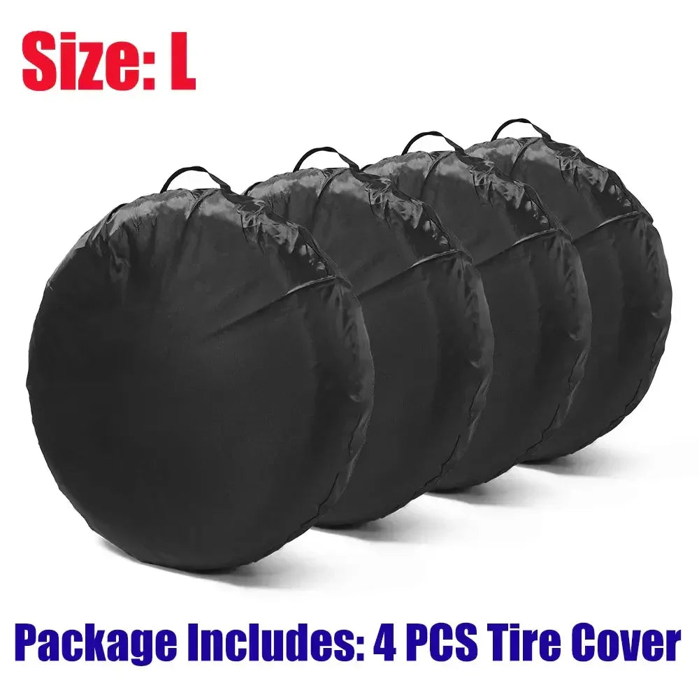 Car Spare Tire Cover Sunscreen Tire Bag Dustproof Protective Film Cloth Waterproof Spare Tire Wheel Bag Tyre Spare Storage Cover