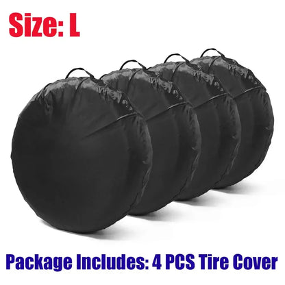 Car Spare Tire Cover Sunscreen Tire Bag Dustproof Protective Film Cloth Waterproof Spare Tire Wheel Bag Tyre Spare Storage Cover