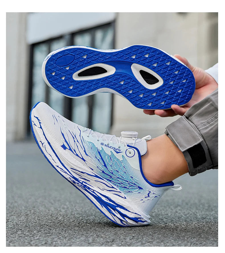 Fluorescence Running Shoes CarbonBoard Marathon Men Sports Casual Tenis Breathable Womens Comfortable Athletic Nonskid Sneakers