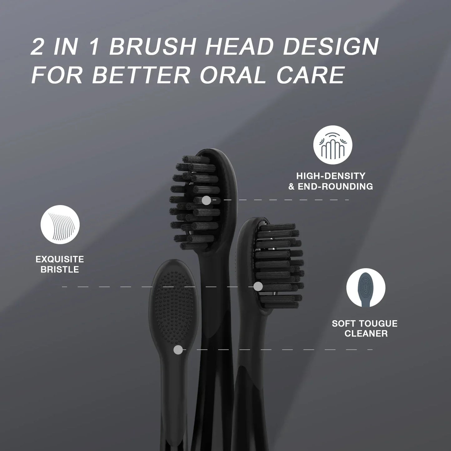 Seago Electric Toothbrush Two-engines Magnetic Core Oral Care Smart Adult Timer Brush Waterproof Brushes SG540
